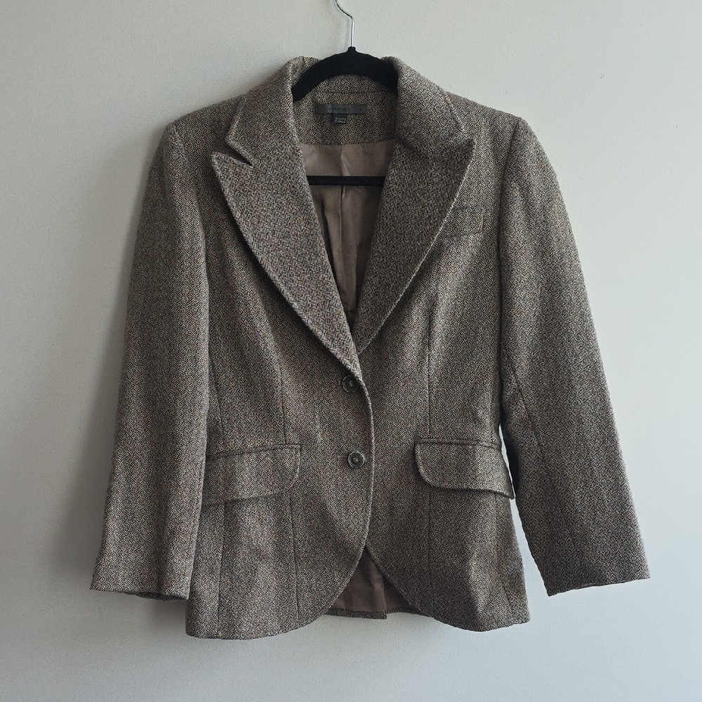 Maurice Tarica - Women's Brown Tailored Blazer - Size 6